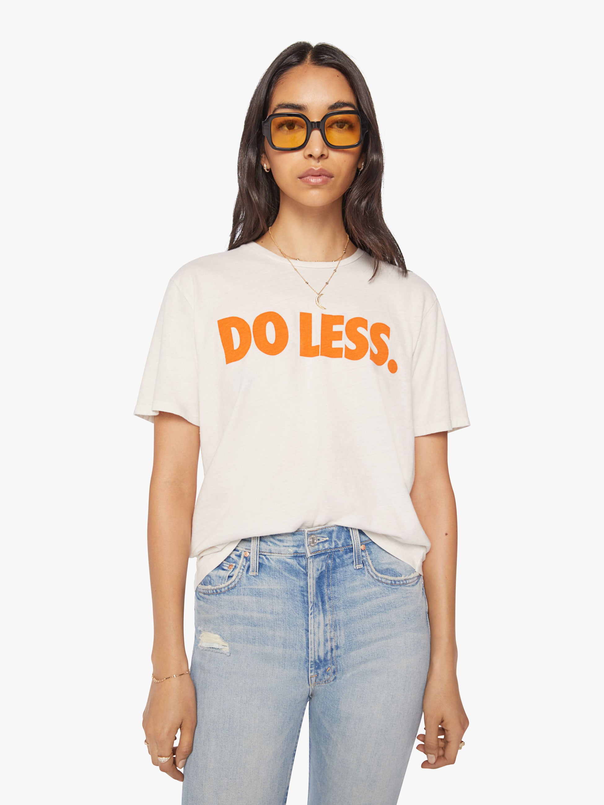 Los Angeles Apparel | Wide T-Shirt for Women in Off White, Size XS