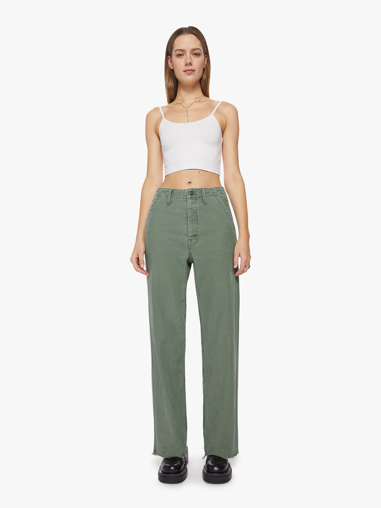 COLLUSION super high waisted wide leg tailored pants in red | ASOS