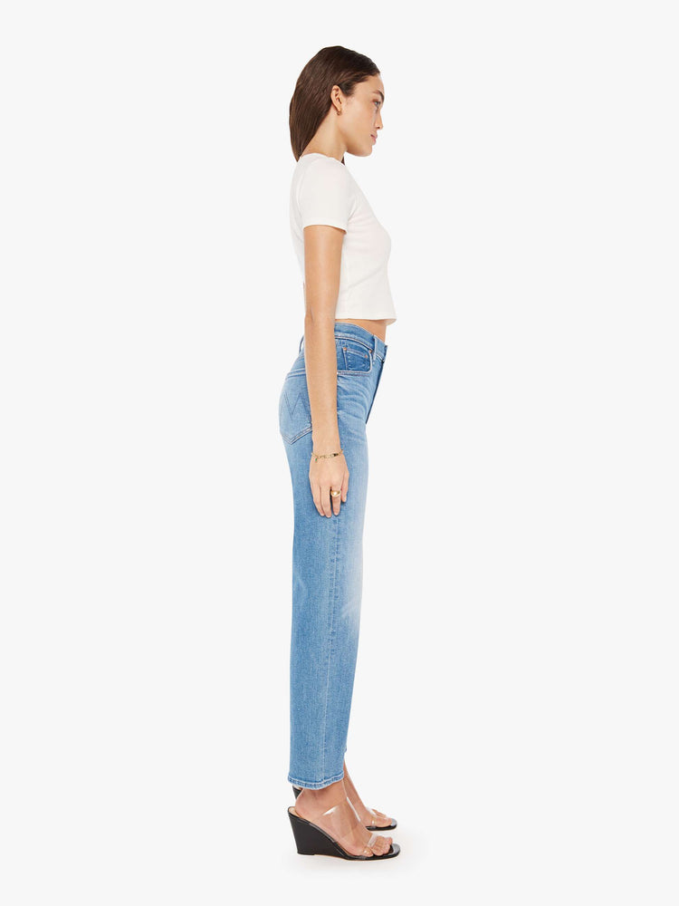MAMA Straight High Jeans - Denim blue - Ladies