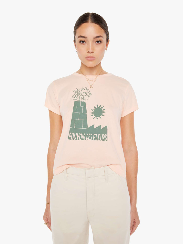 Peach Tee - 100% Cotton