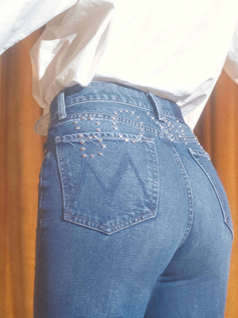 90s Western Rockies Jeans. Zipper detail by pockets.