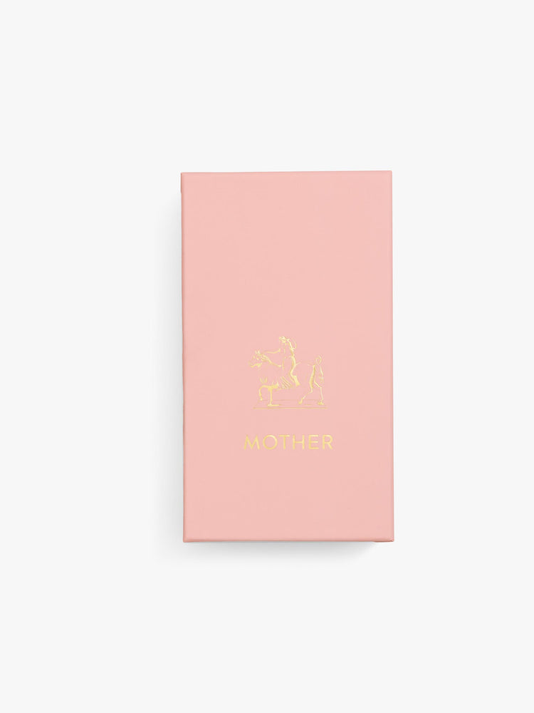 Pink box packaging for a popsicle shaped flask.