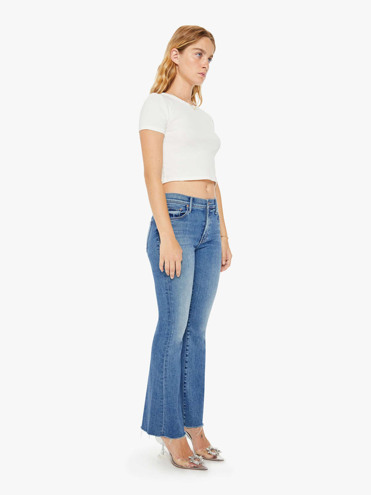 MOTHER The Weekender Mid-Rise Flare Jeans