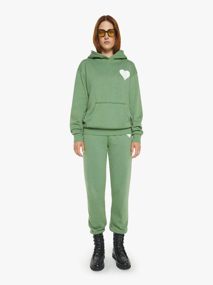 SPRWMN Heart Hoodie - Fern