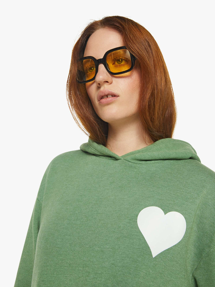 SPRWMN Heart Hoodie - Fern