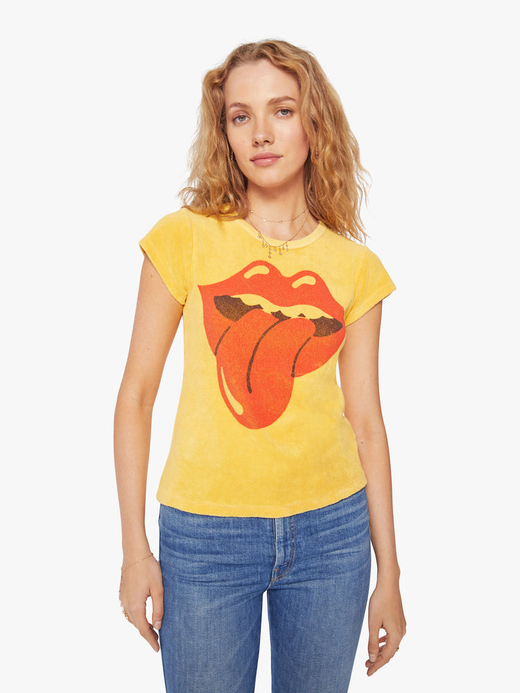 The Rolling Stones Band T-Shirt - Women's T-Shirts in Baby Blue