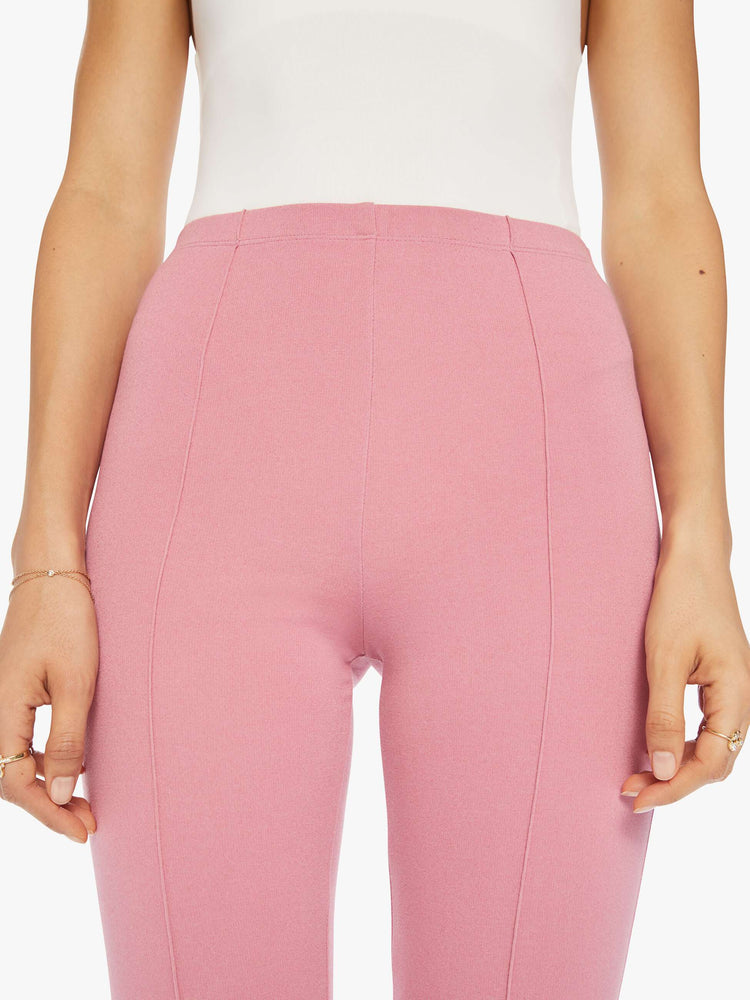 Rosalin Stretch Flare Pants Pink - House of Tinks