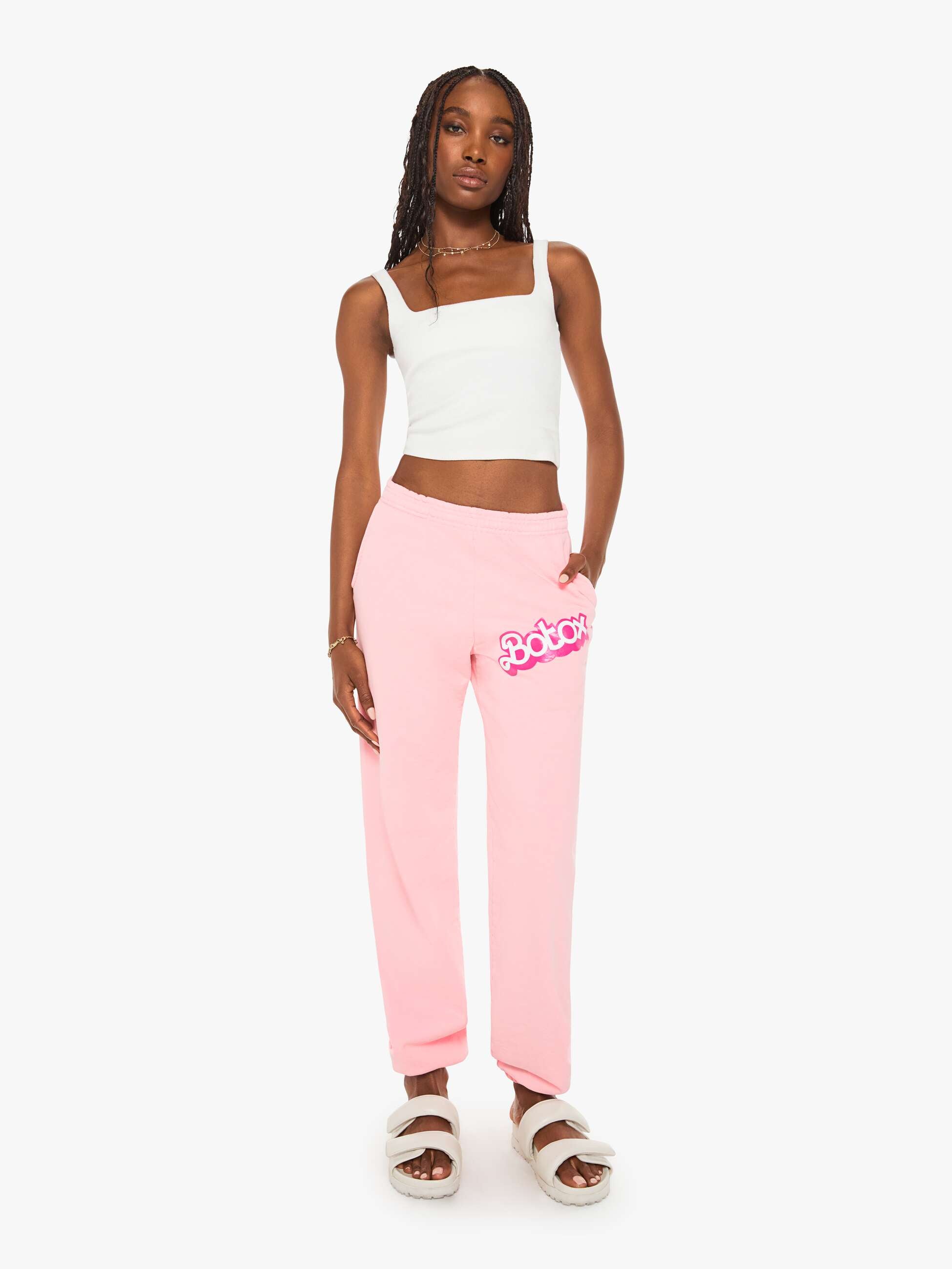 T.e.t.o Freshman Pink Sweat Pants - T.e.t.o Clothing