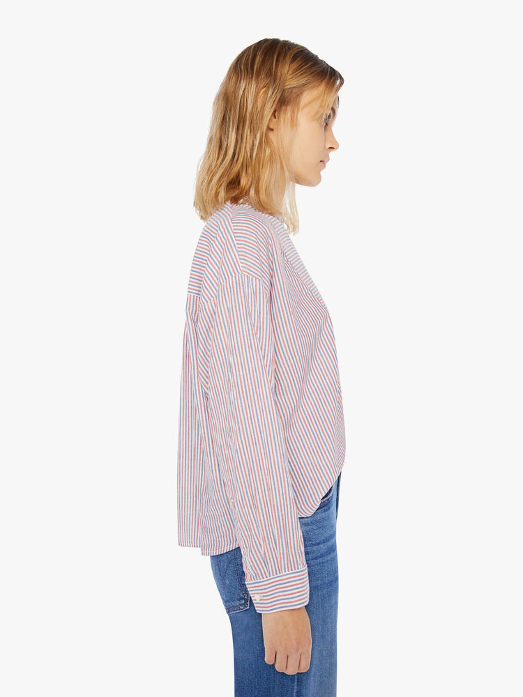 XiRENA Jones Shirt - Firework Stripe | MOTHER DENIM