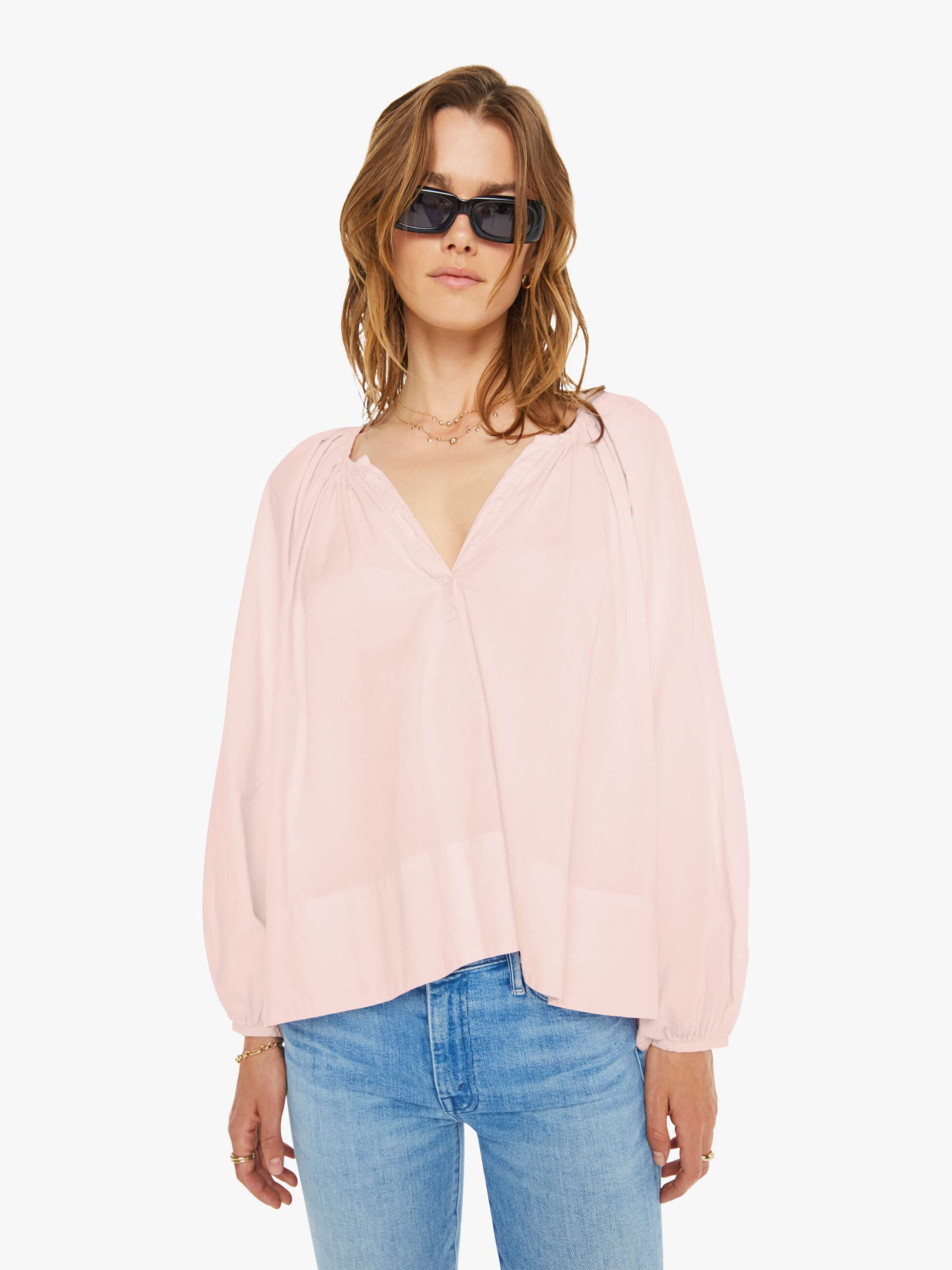 XiRENA Harris Top - Pink Dew | MOTHER DENIM