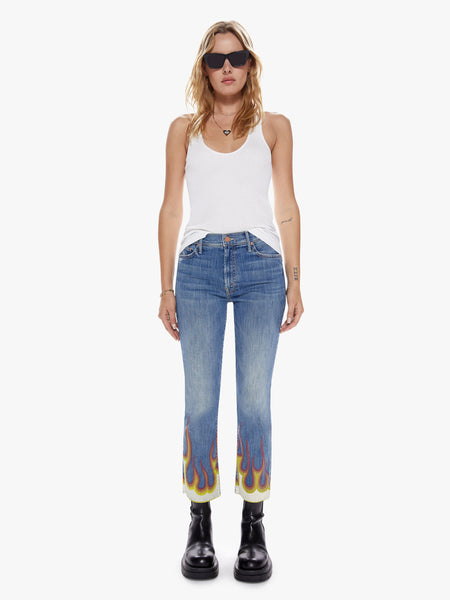 THE INSIDER CROP FRAY LIAR LIAR | MOTHER DENIM