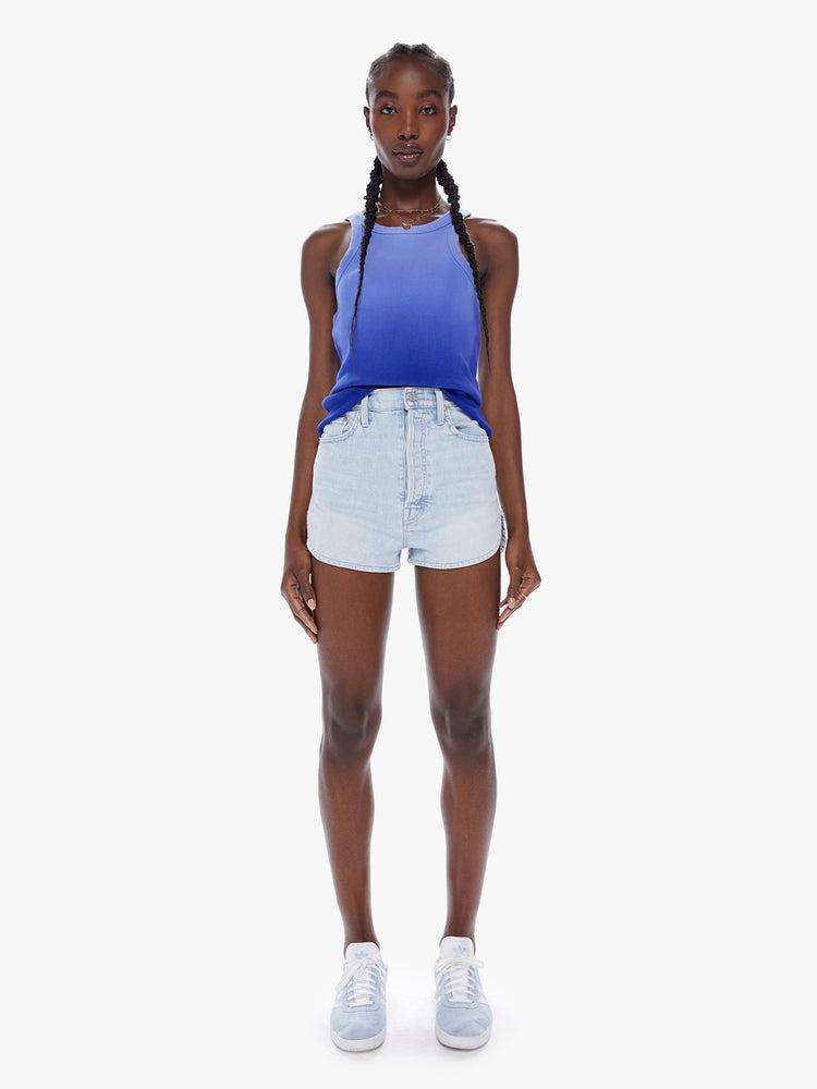 THE CHIN UPS TANK AMPAPO BLUE | MOTHER DENIM